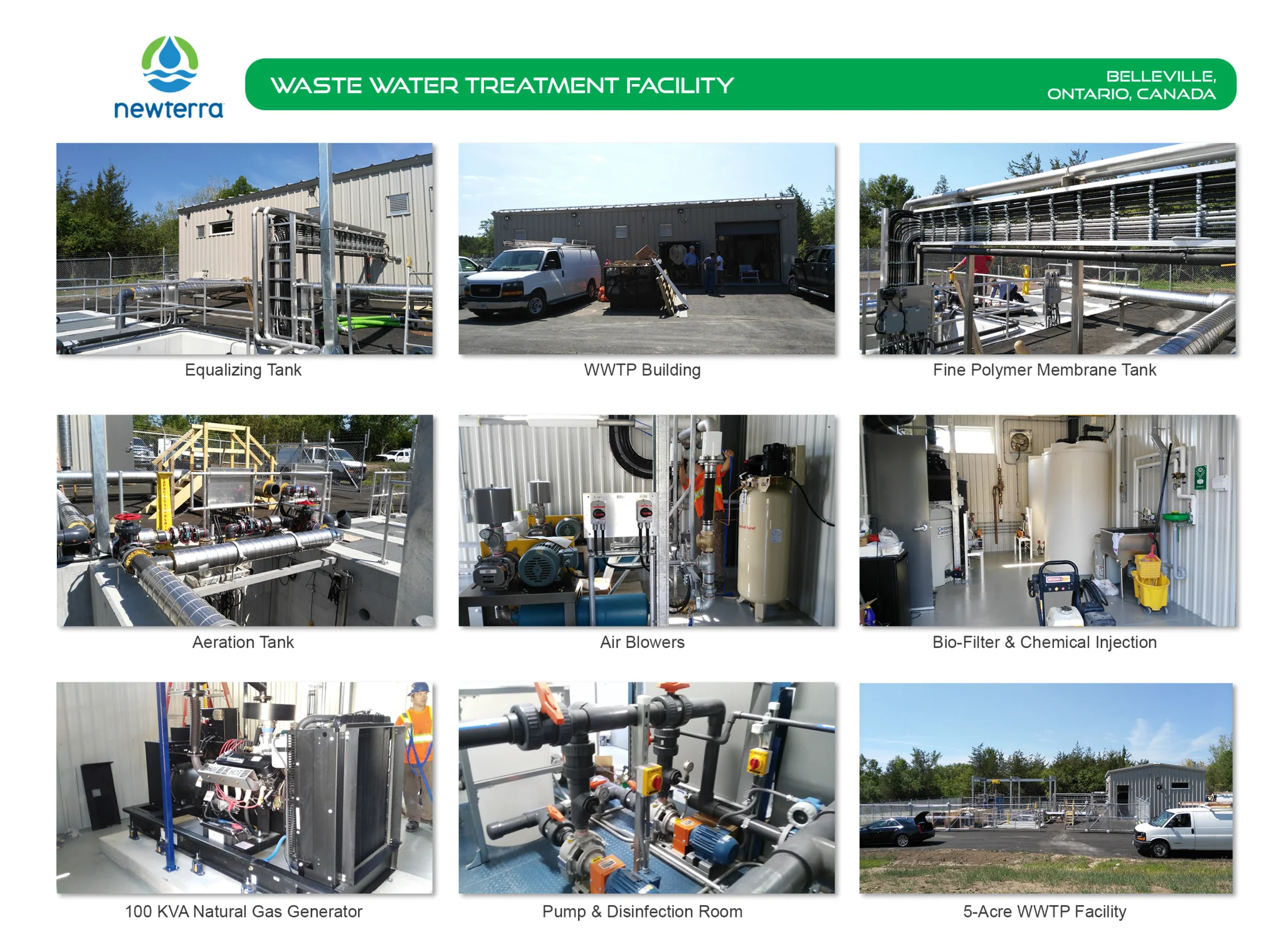 Newterra Waste Water Treatment Facility